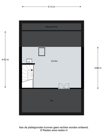 Floorplan - Bergeend 7, 3752 KN Bunschoten-Spakenburg
